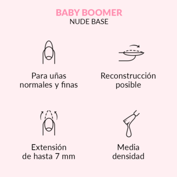 Esmalte semipermanente 7,2 ml - Baby Boomer Nude Base