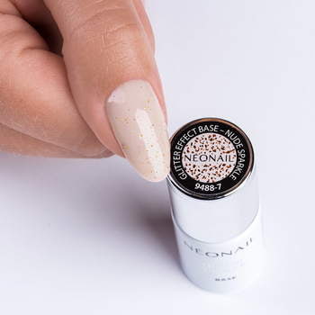 Esmalte semipermanente 7,2 ml - Glitter Effect Base Nude Sparkle