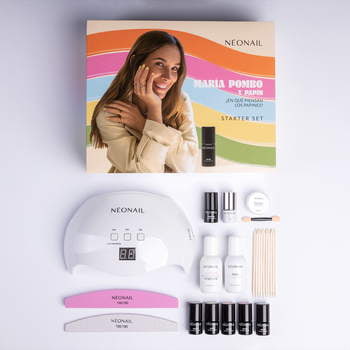 Kit de manicura semipermanente María Pombo y Papín  ¿En qué piensan los Papines? Starter Set