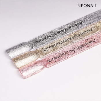 Esmalte semipermanente 7,2 ml - Glitter Effect Base Silver Twinkle