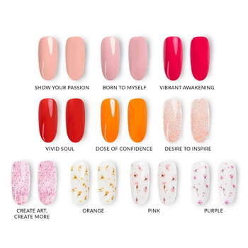 Adorno floral para uñas 01 - Rosa