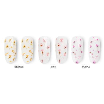 Adorno floral para uñas 03 - Naranjo