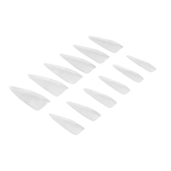 Tips Flexibles para alargar uñas Invisible Flexi Tips 03 Clear Stiletto