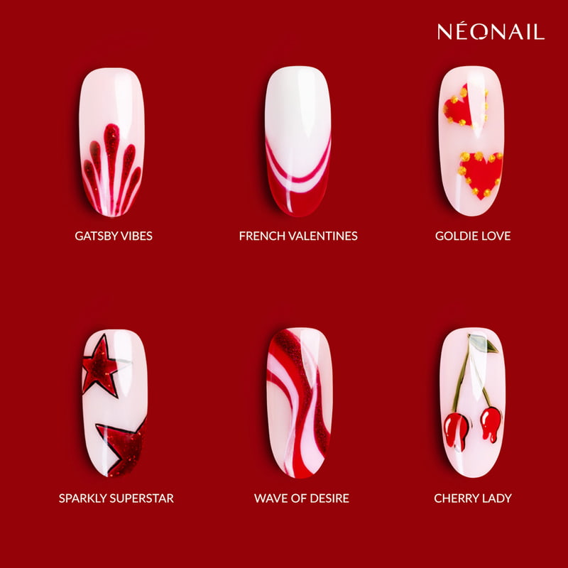 Nail art para San Valentín