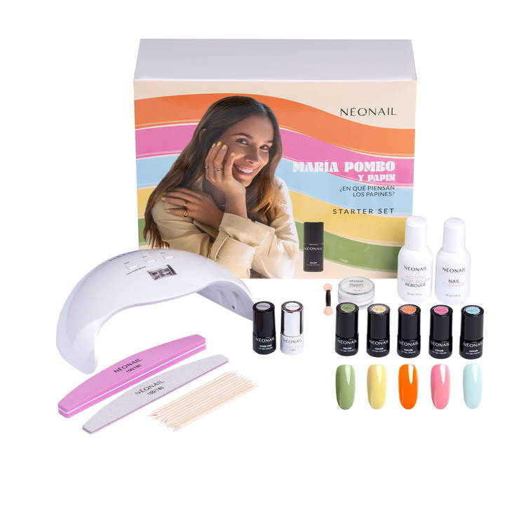 Kit de manicura semipermanente María Pombo y Papín ¿En qué piensan los Papines? Starter Set