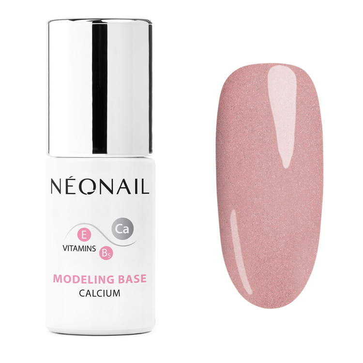 Esmalte Semipermanente 7,2 ml - Modeling Base Calcium Bubbly Pink