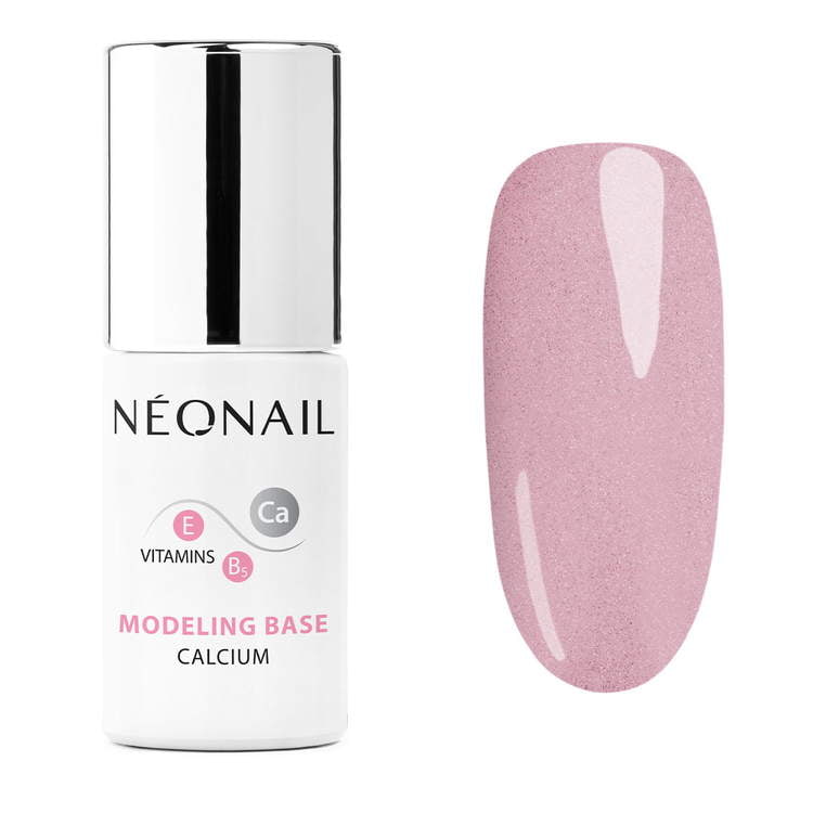 Esmalte Semipermanente 7,2 ml - Modeling Base Calcium Luminous Pink