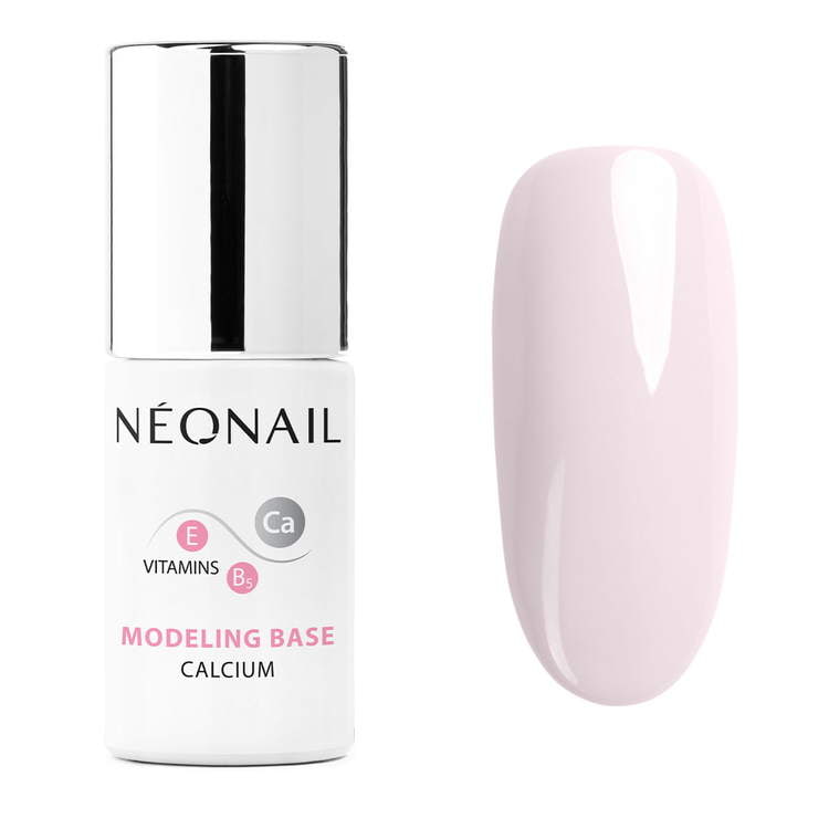 Esmalte Semipermanente 7,2 ml - Modeling Base Calcium Basic Pink