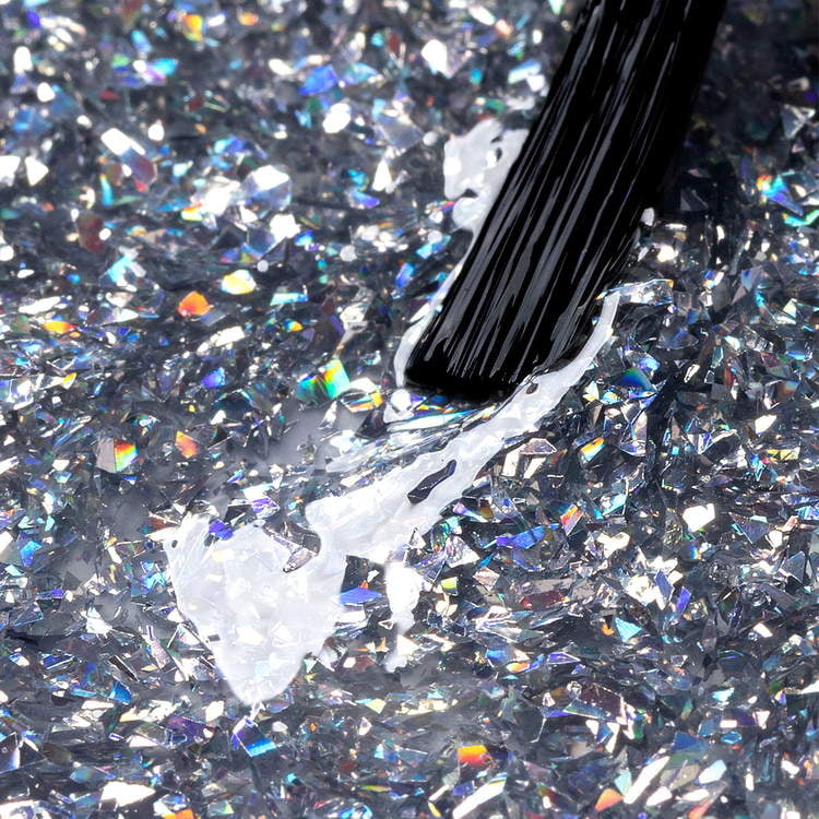 Esmalte semipermanente 7,2 ml - Silver Confetti
