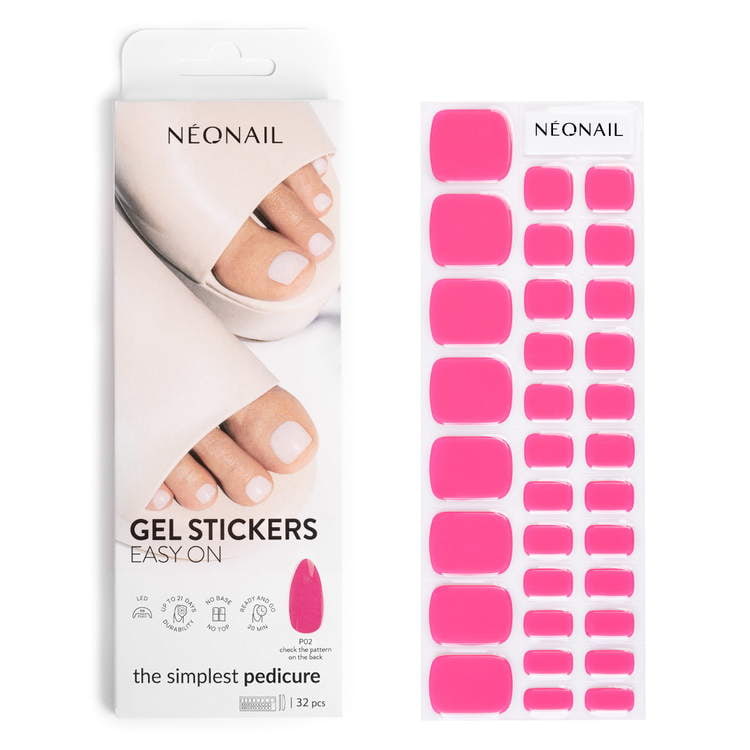 Gel Stickers Easy On P02 - Pedicura