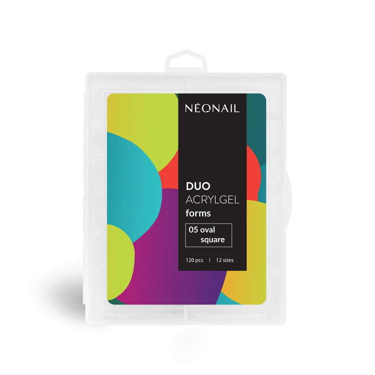 Moldes Duo AcrylGel: 05 OVAL SQUARE