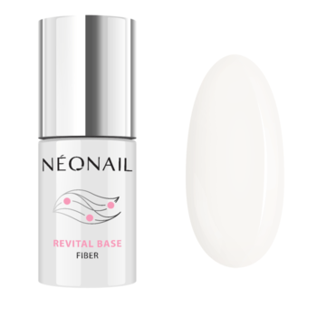 Esmalte semipermanente 7,2 ml - Revital Base Fiber Milky Cloud