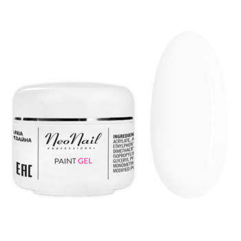 Paint UV/LED Gel 5ml - White Rose